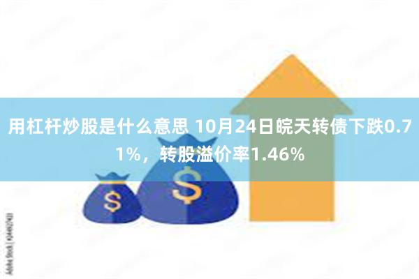 用杠杆炒股是什么意思 10月24日皖天转债下跌0.71%，转股溢价率1.46%