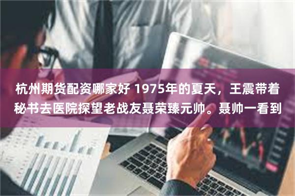 杭州期货配资哪家好 1975年的夏天，王震带着秘书去医院探望老战友聂荣臻元帅。聂帅一看到
