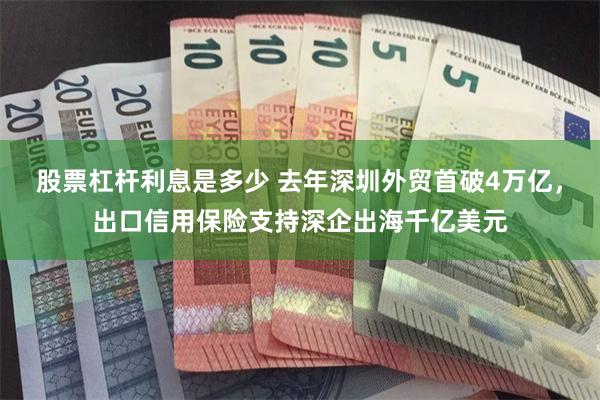 股票杠杆利息是多少 去年深圳外贸首破4万亿，出口信用保险支持深企出海千亿美元