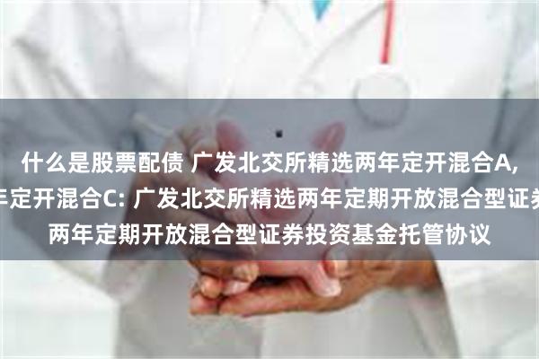 什么是股票配债 广发北交所精选两年定开混合A,广发北交所精选